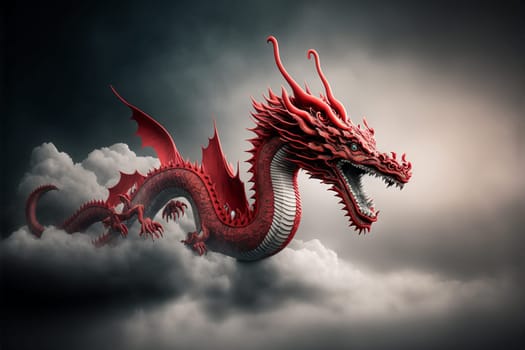 Flying dragon for Chinese New Year