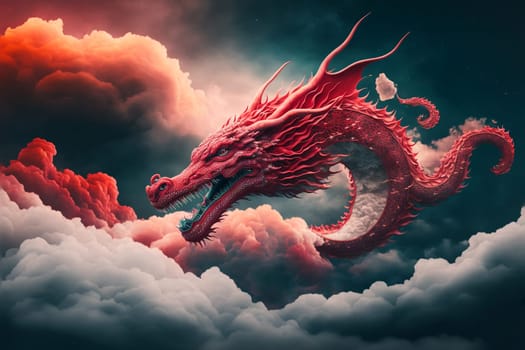 Flying dragon for Chinese New Year