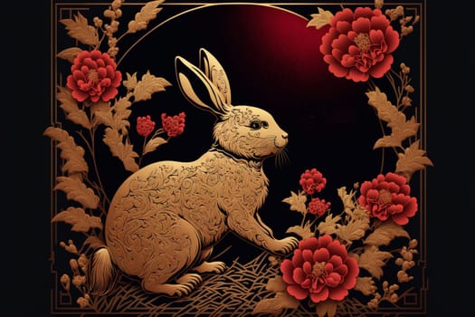 Symbol of the new chinese year, the rabbit.