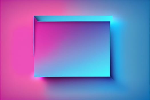Red blue neon gradient