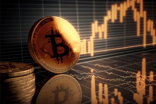 Cryptocurrency golden bitcoin coin