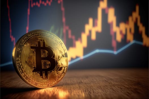 Cryptocurrency golden bitcoin coin