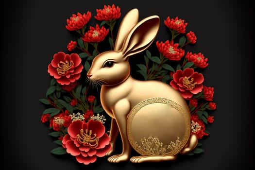 Symbol of the new chinese year, the rabbit.