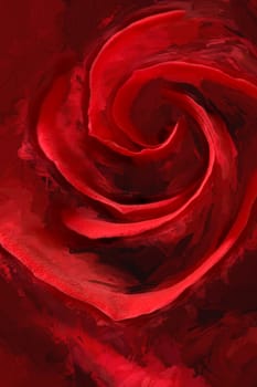 Close up of a red rose.