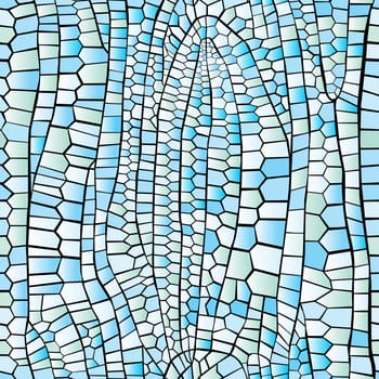 Blue abstract animal print seamless pattern
