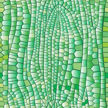 Green abstract animal print seamless pattern