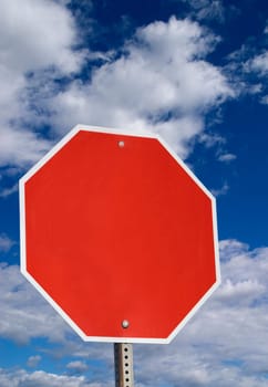 An image of a stop sign that you can put your information on.
