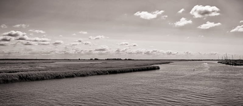 Zingster Strom at the port of Zingst, Fischland-Darß, Mecklenburg-West Pomerania, Germany