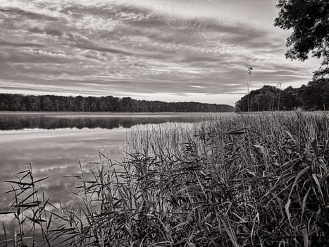 Dawn at Lübbesee near Templin, Brandenburg, Germany