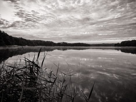 Dawn at Lübbesee near Templin, Brandenburg, Germany