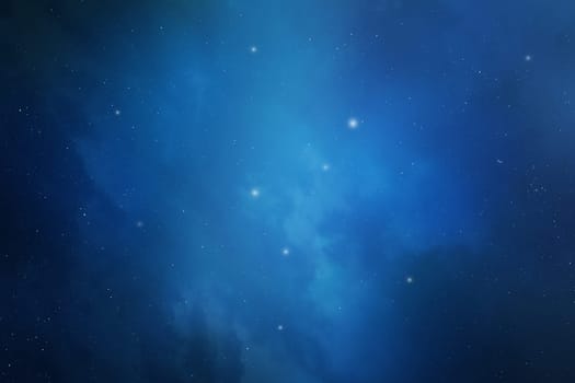 Starry night with the Milky Way Galaxy
