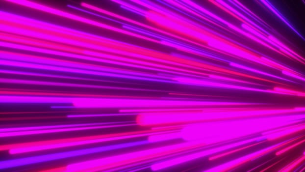 Fast speed lines. Computer generated 3d render