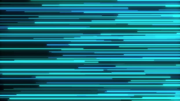 Fast speed lines. Computer generated 3d render