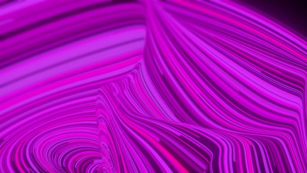 Stream lines. Computer generated 3d render