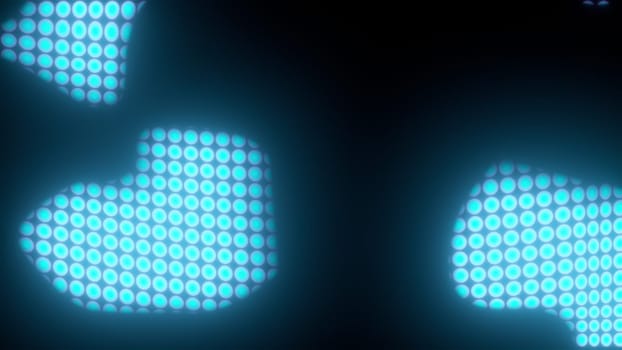 Digital dots. Computer generated 3d render