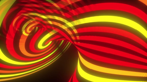 Rotation lines. Computer generated 3d render