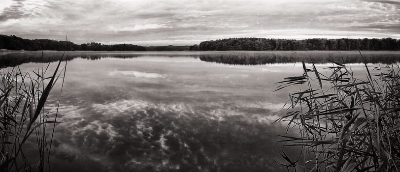Dawn at Lübbesee near Templin, Brandenburg, Germany