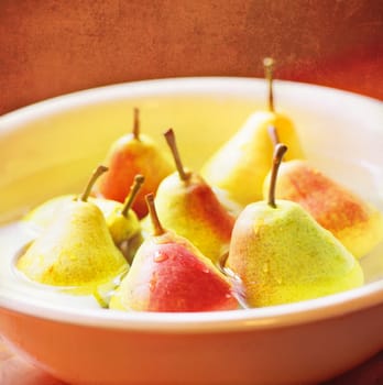 Just picked Bartlett Pears from my orchard.