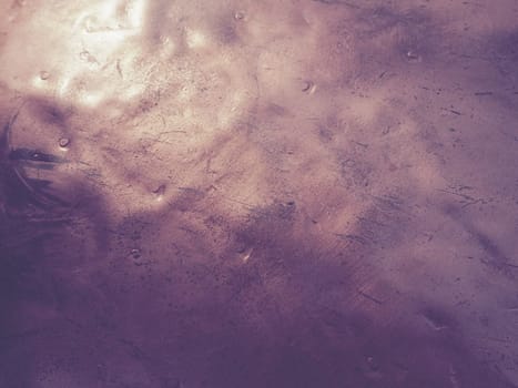 Metal bronze textured plate. Bronze or copper polished surface with dents, scratches and indentations. Metal texture.