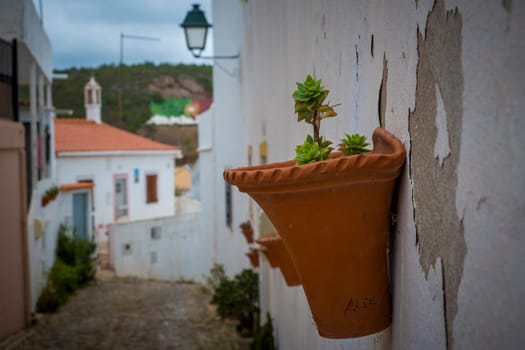 Alte, Portugal, September 2022: View on the streets of Alte, cozy village in the Algarve in Portugal.