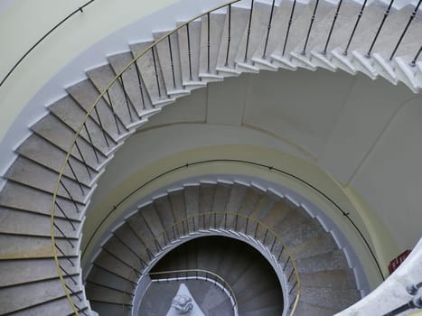 vintage spiral staircase classical architecture interior
