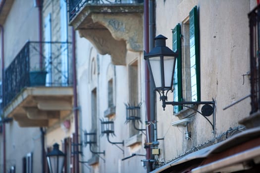 The balconies of San Marino. San Marino is the 5th smallest country in the world and is located within Italy.