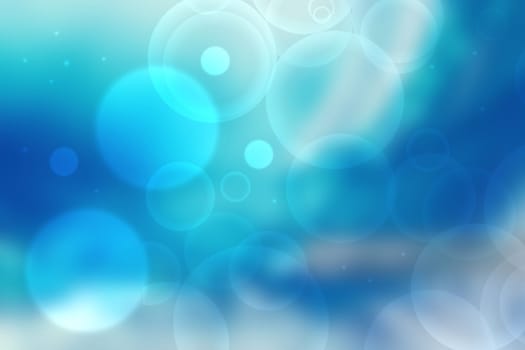 Abstract scene in universe. Abstract explosion stars on gradient light blue to turquoise and space cosmos galaxy universe background with colorful stars, nebula and planets. Space for your design. Concept astrology an science.