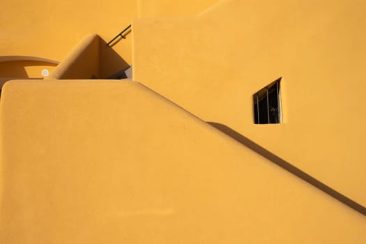 Abstract building shapes in Procida Island.