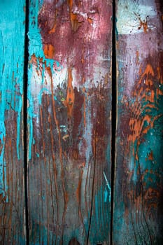 Colorful grunge wood texture background