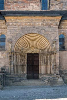 Doors of the Bamberg Cathedral in Bavaria, Germany