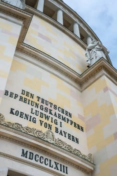 The Liberation Hall in Kelheim, built by Barian King Ludwig I after the Victory over Napoleon, Germany