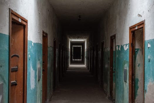 Inside the KZ Concentration Camp of Dachau, Bavaria, Germany