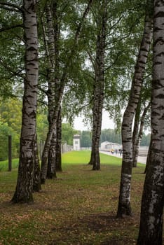 Inside the KZ Concentration Camp of Dachau, Bavaria, Germany