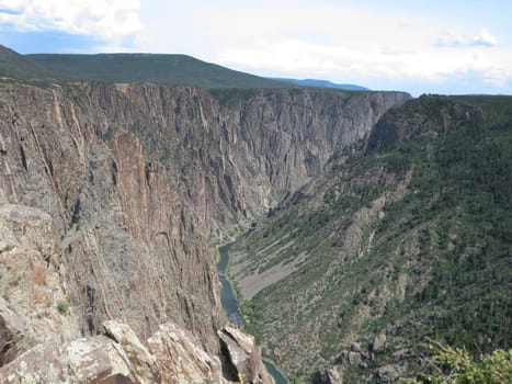 Black Canyon National Park at Gunnison, Colorado, USA