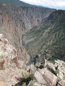 Black Canyon National Park at Gunnison, Colorado, USA