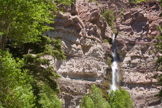 Cascade Falls in Ouray, Colorado.