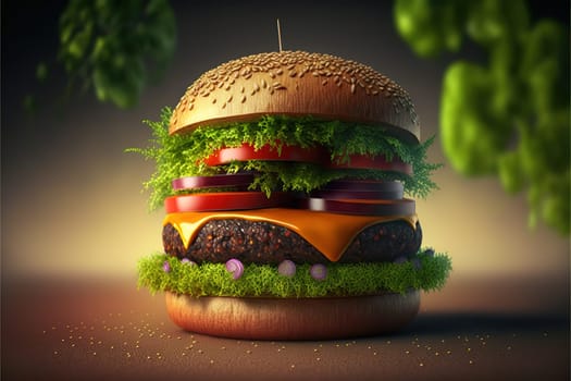 meatless hamburgers.