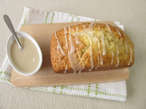 Box cake with icing