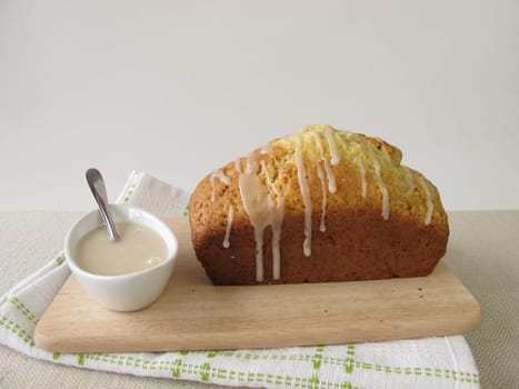 Box cake with icing