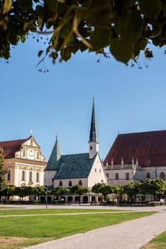 Small main Church of the Pilgrimage Site in Altoetting in Bavaria, Germany