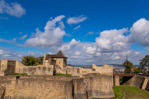 Ancient royal fortress of Suceava in Romania