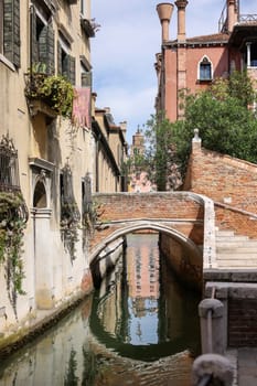 Peaceful and charming district of Dorsoduro in Venice. Italy