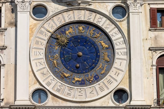 Torre dell Orologio - St Mark s clocktower in Venice, Italy
