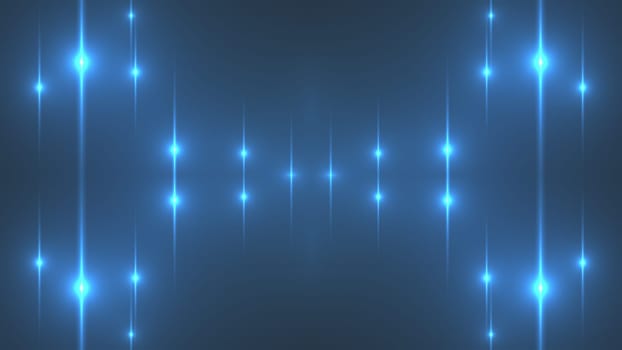 Fractal lights. Computer generated 3d render