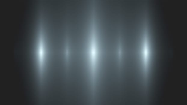 Fractal lights. Computer generated 3d render