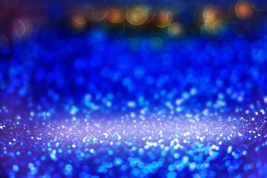 Light abstract dark bokeh christmas circle color glitter blurred black background