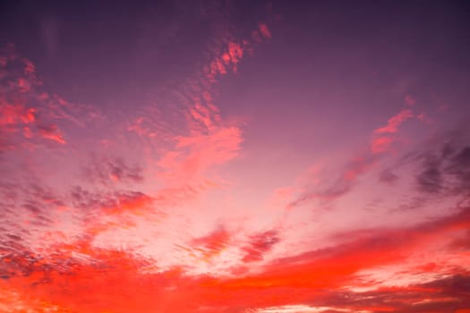 Abstract and pattern of cloud sky Calming coral, Orange, Trend color background, Pattern of colorful cloud and sky sunset or sunrise: Dramatic sunset in twilight, Beautyful of sky