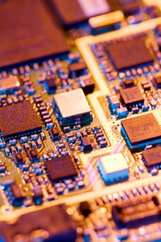 A semi-conductor circuit board.