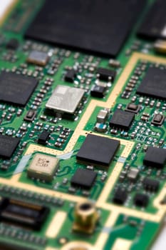 A semi-conductor circuit board.
