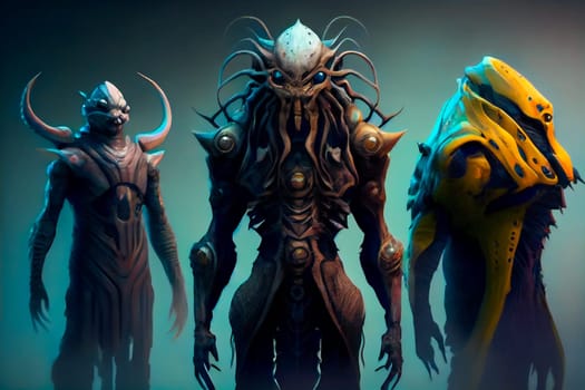 Exploring the Unseen. Revealing Mysterious Alien Creature Species Generative AI